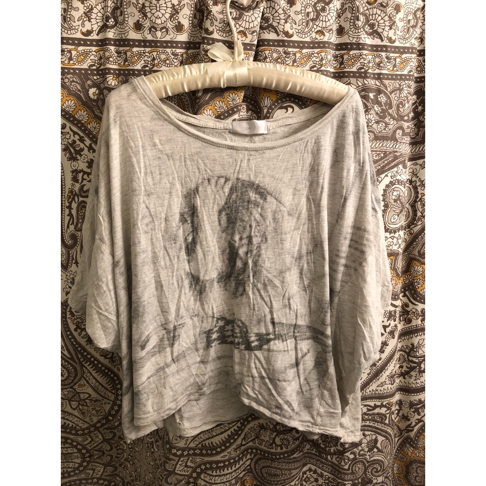 Graphic Crop T Shirt